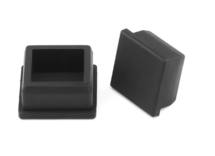 Plocóidí deireadh rubair silicone cearnógach